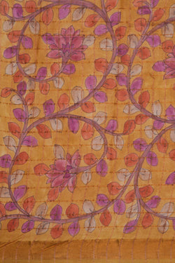Image of A Tussar Red Saree