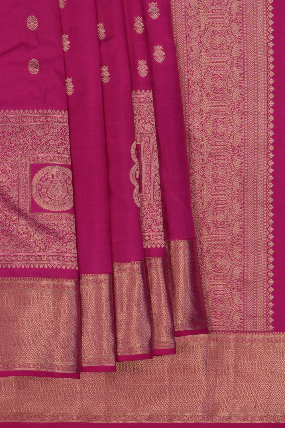 South Silk Pink Saree