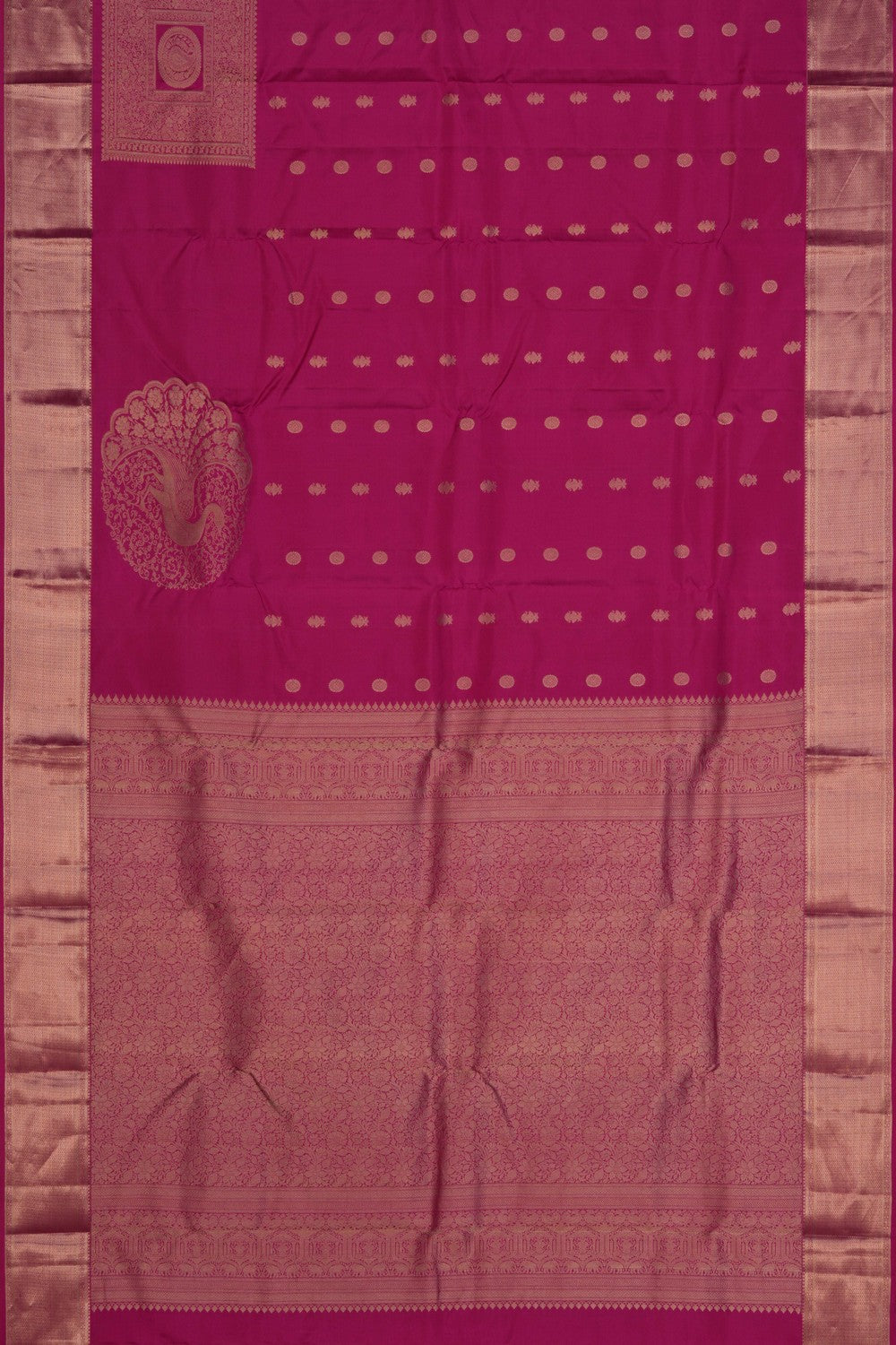 South Silk Pink Saree