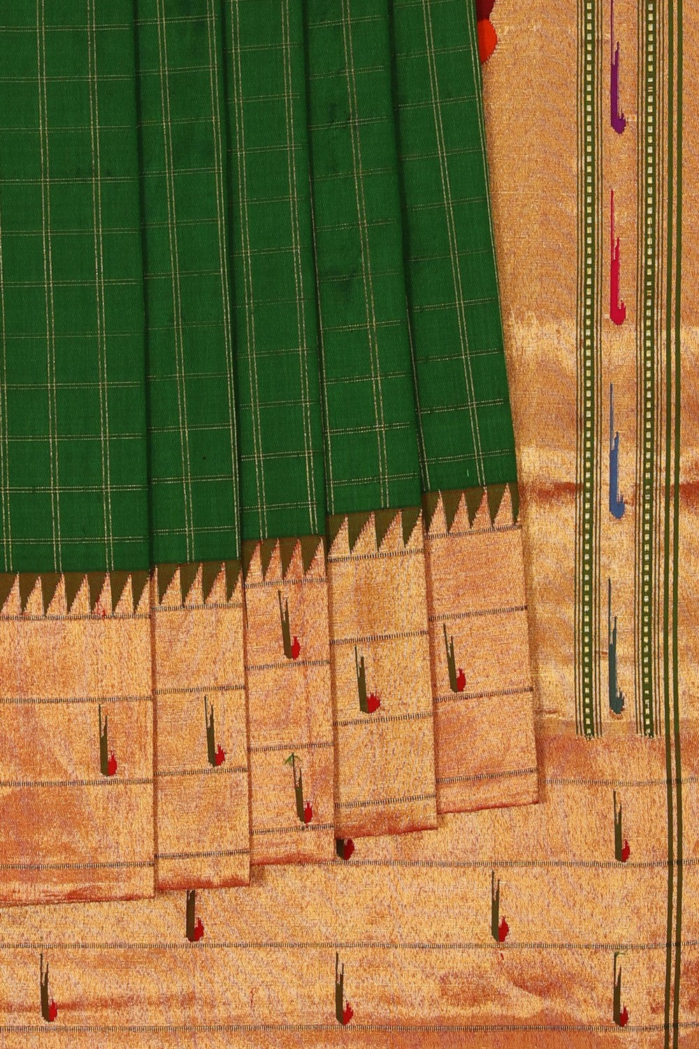 Paithani Green Saree