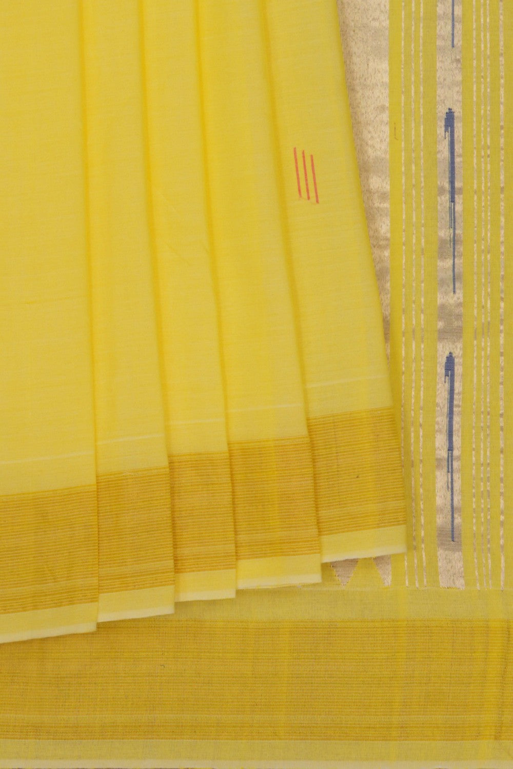 Image of Paithani Yellow Saree