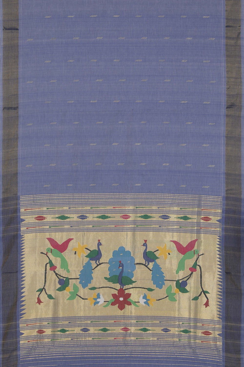 Paithani Purple Saree