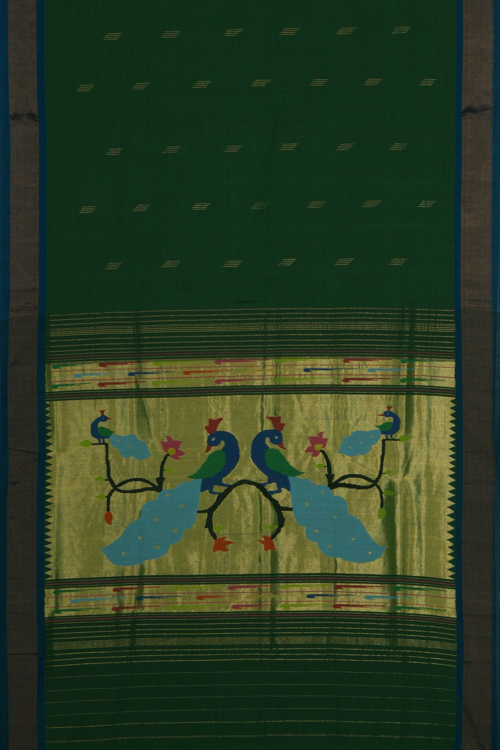 Paithani Green Saree
