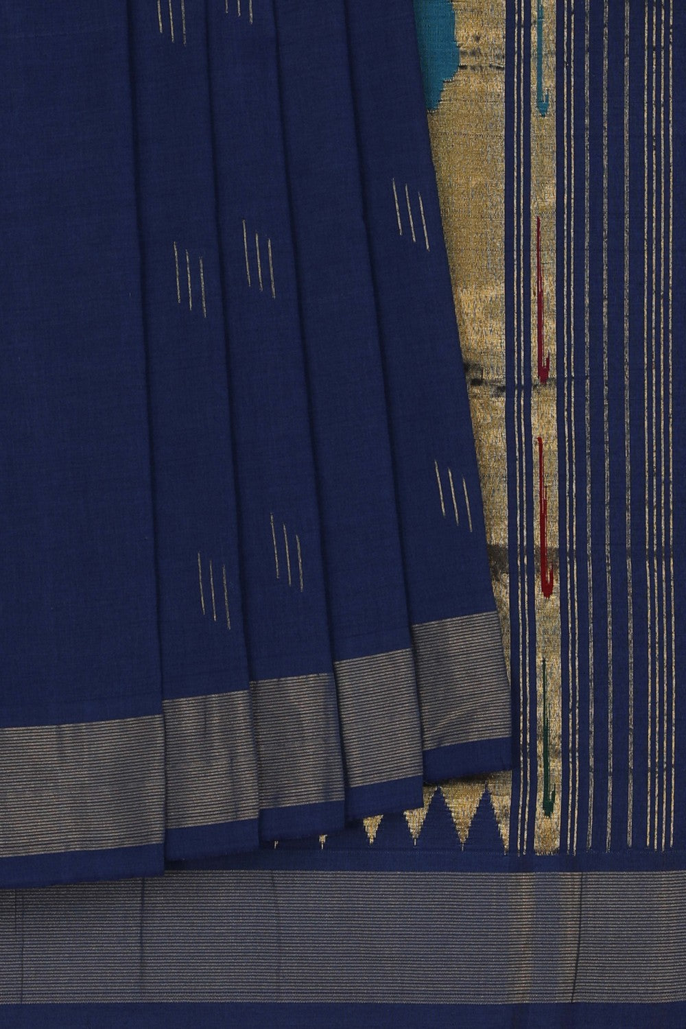 Paithani Blue Saree