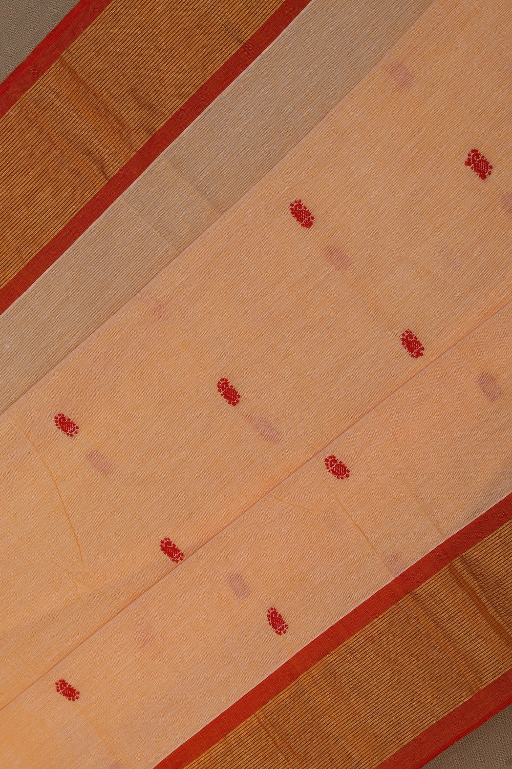 Paithani Peach Saree