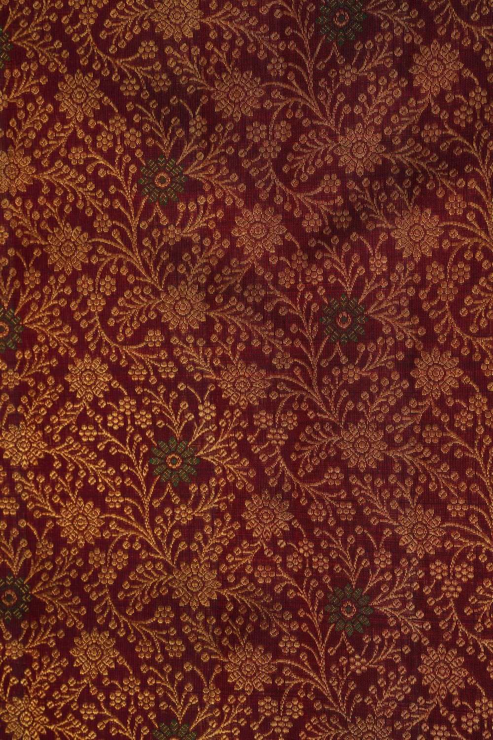 Image of Kanchipuram Silk Maroon Saree