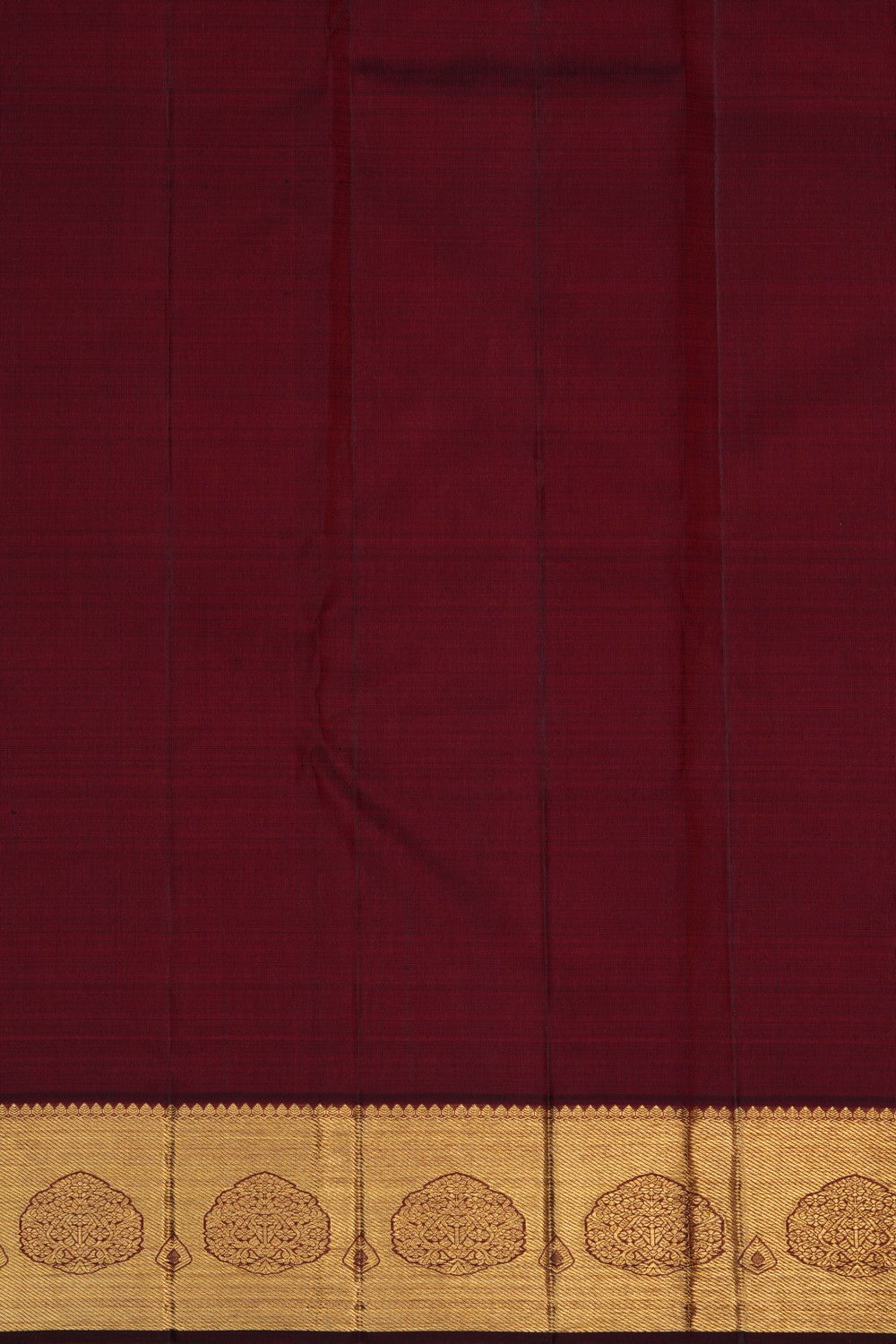 Image of Kanchipuram Silk Maroon Saree
