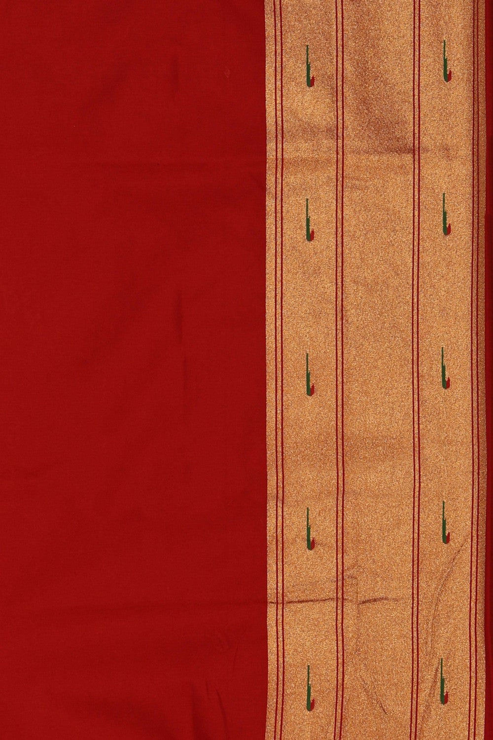 Image of Banarasi Katan Silk Green Saree