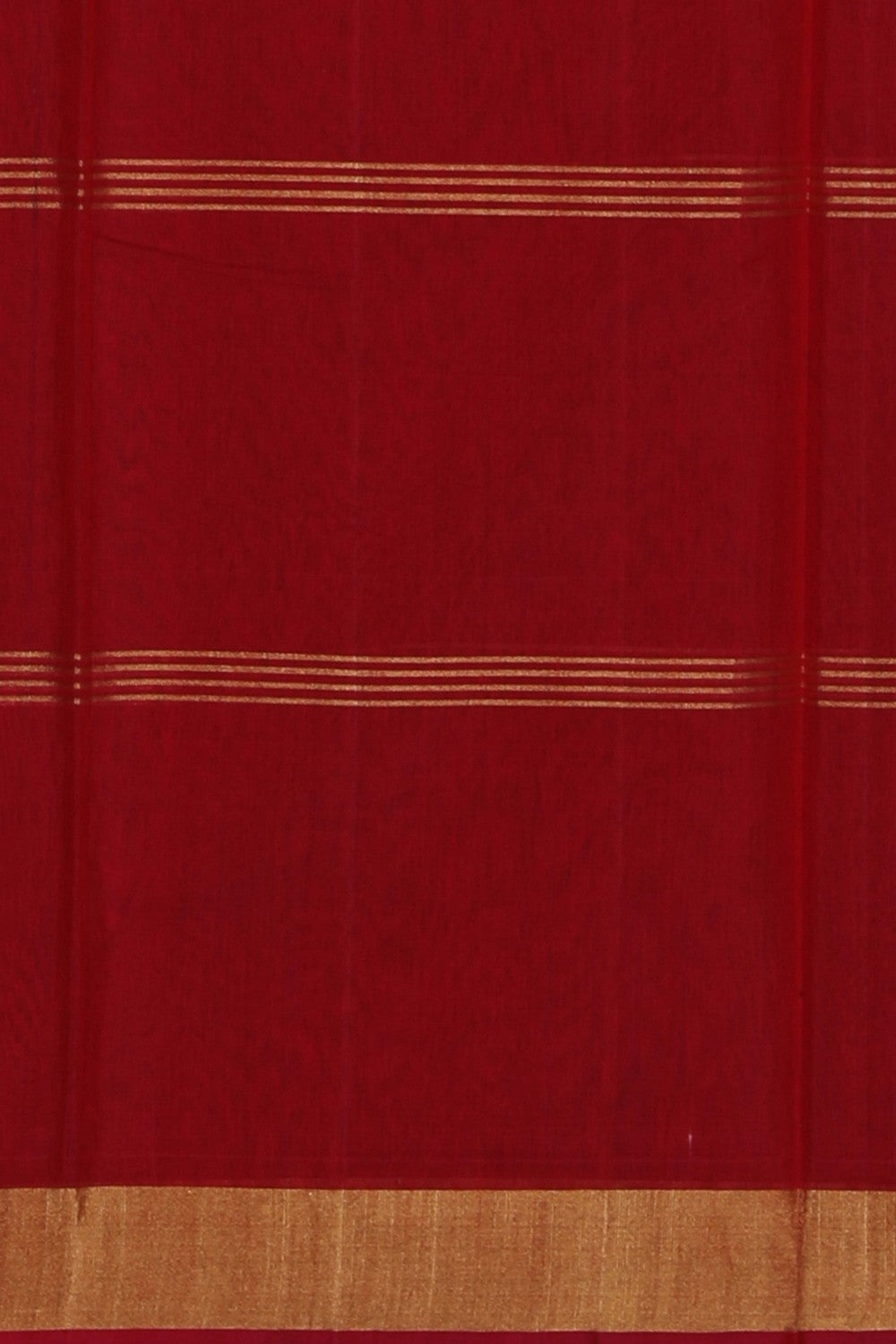 Image of South Silk-Cotton Ikat Fusion Saree