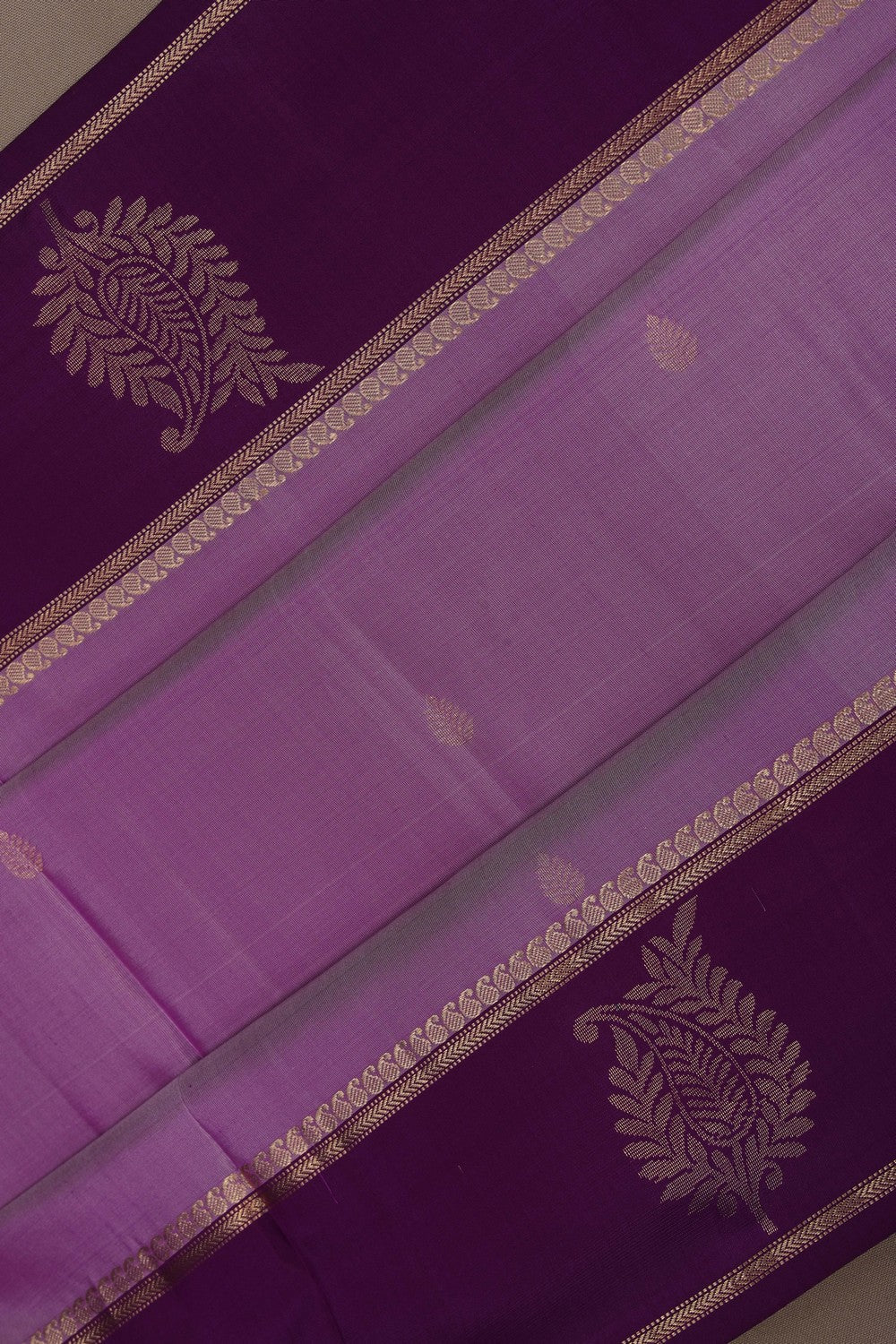 South Silk Purple Saree