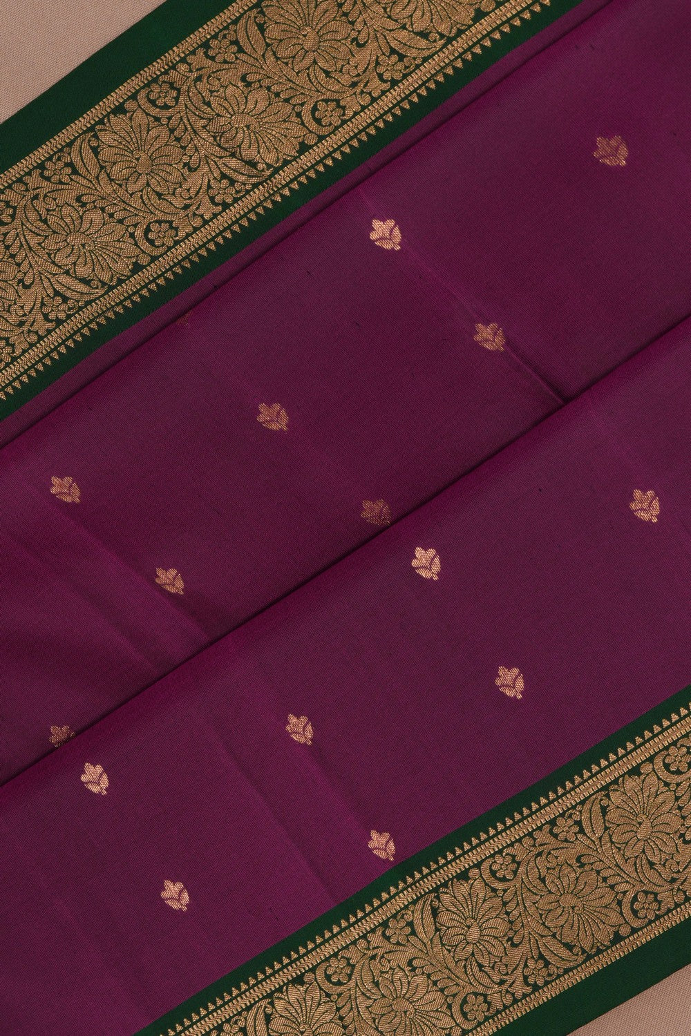 Image of South Silk Purple Saree