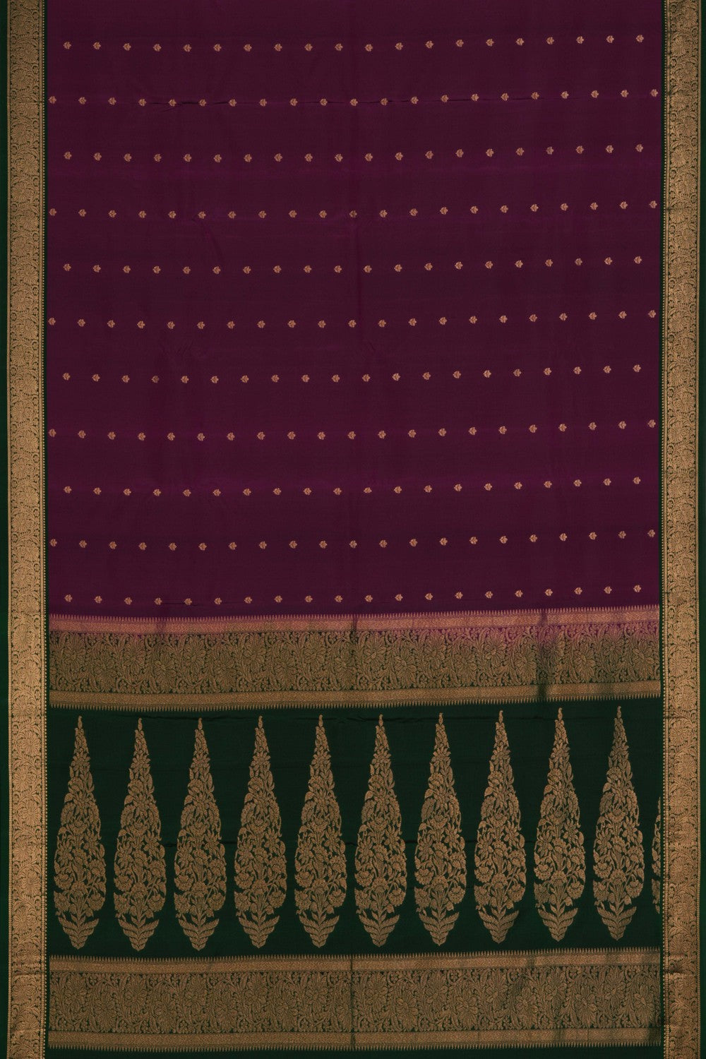 Image of South Silk Purple Saree
