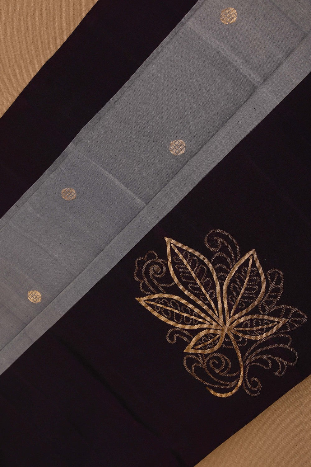 South Silk Grey Saree