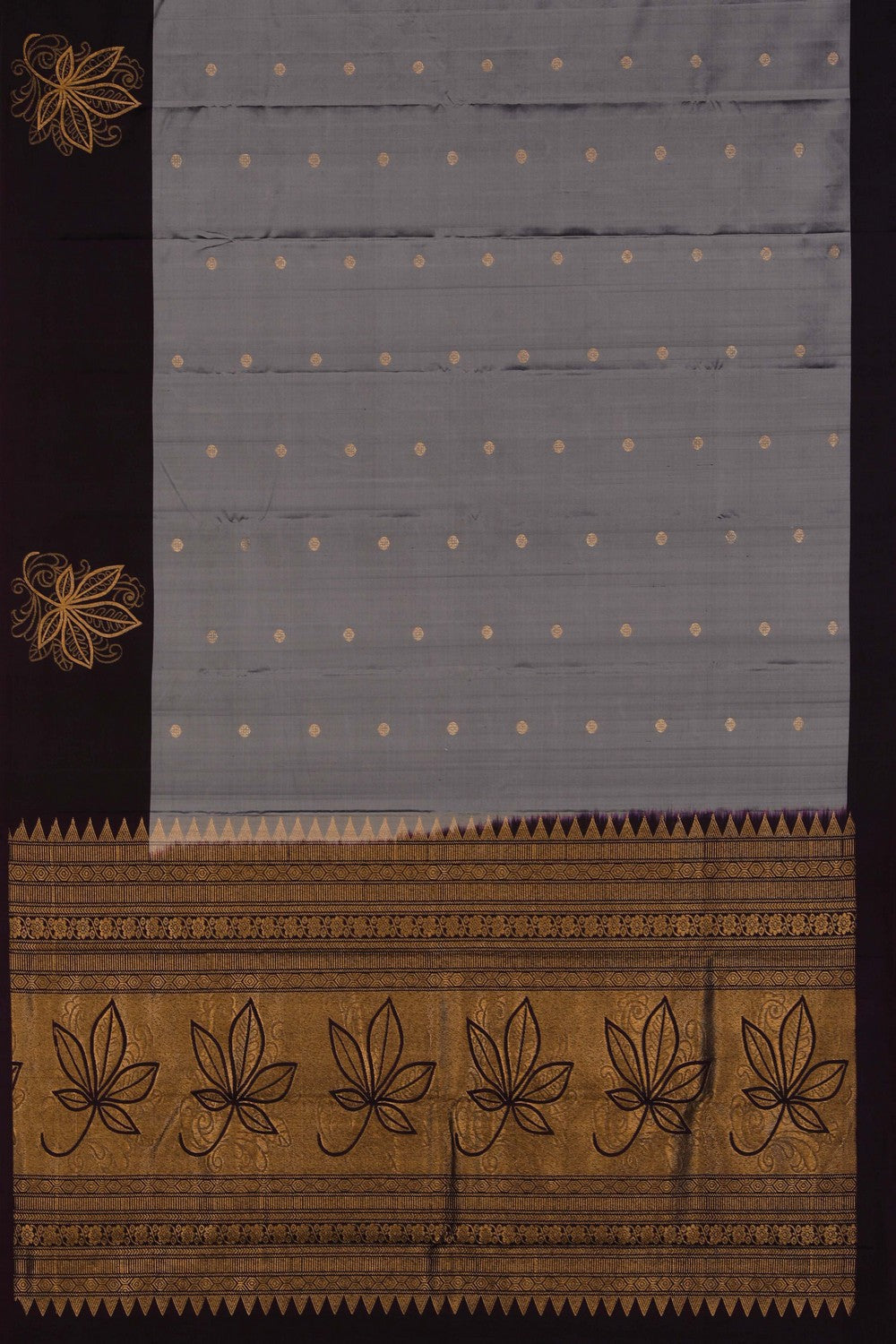 Image of South Silk Grey Saree