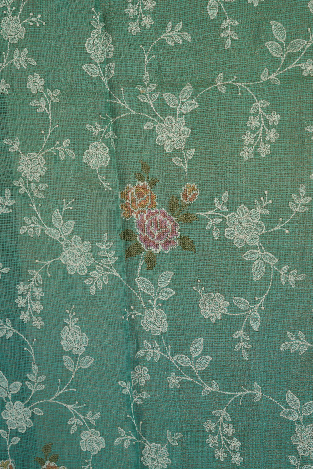 Kota Sea Green Saree