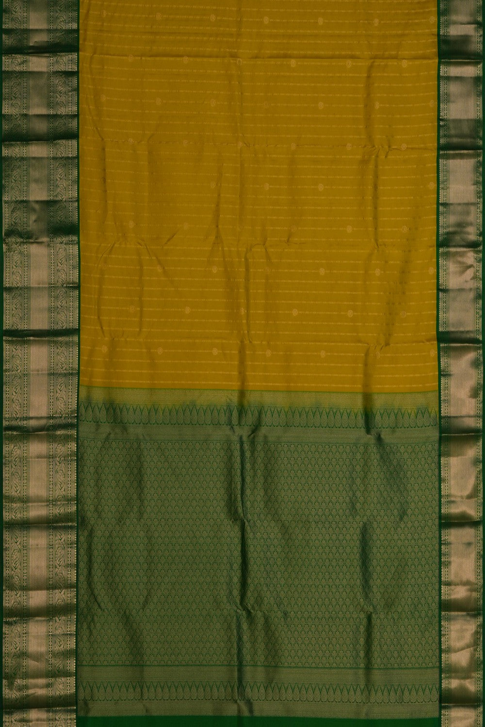 South Silk Green Saree