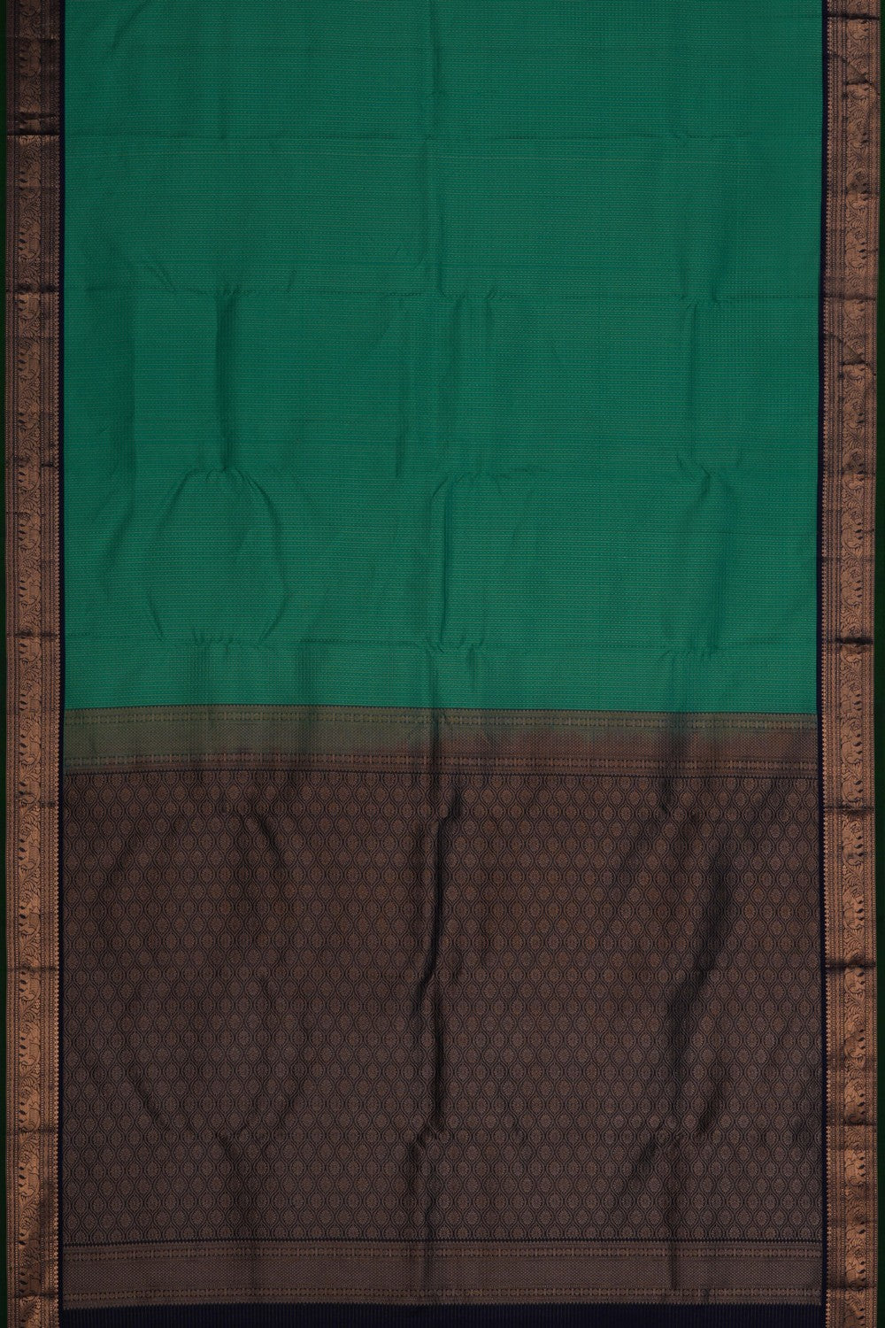 South Silk Green Saree