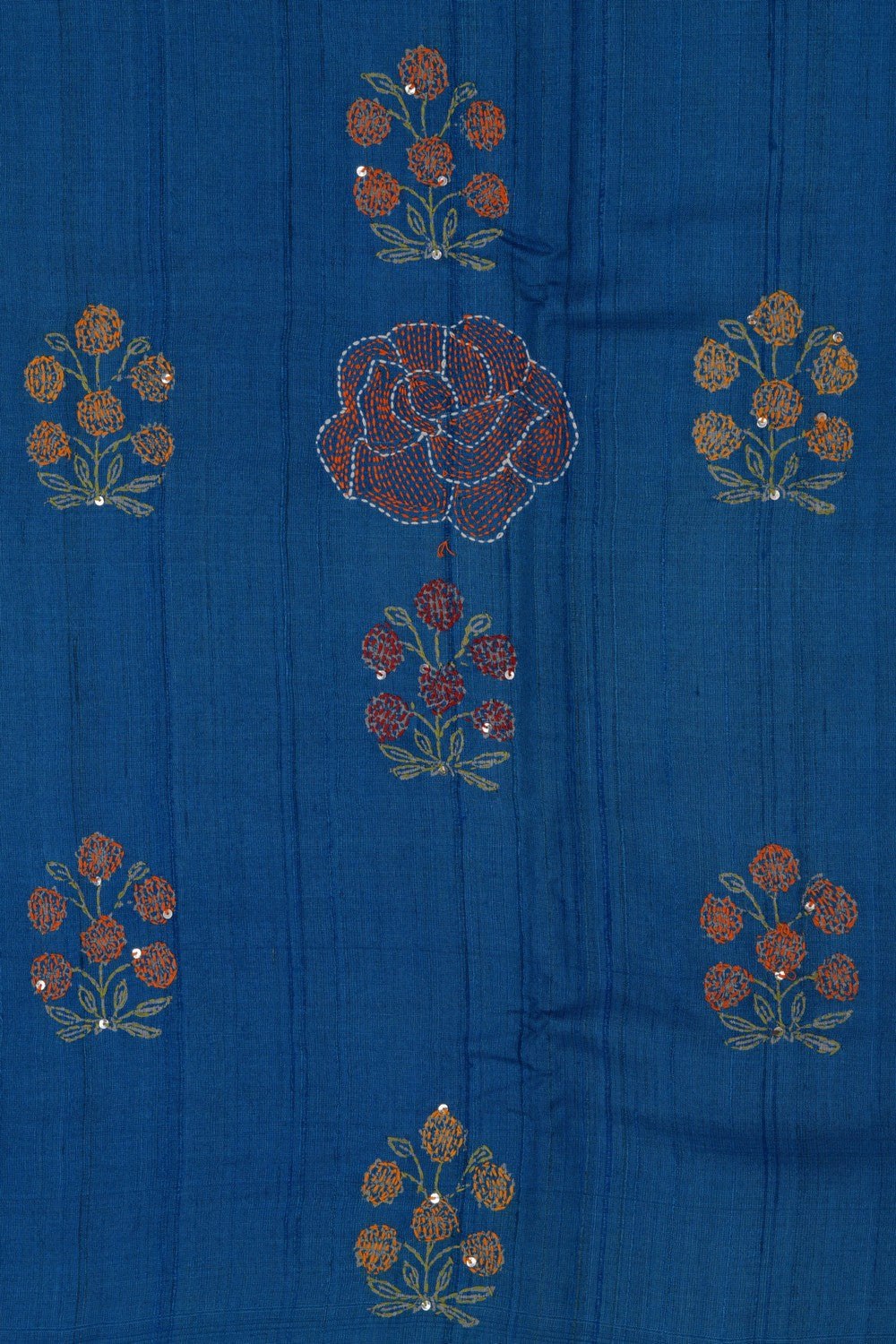 A Tussar Embroidery Saree