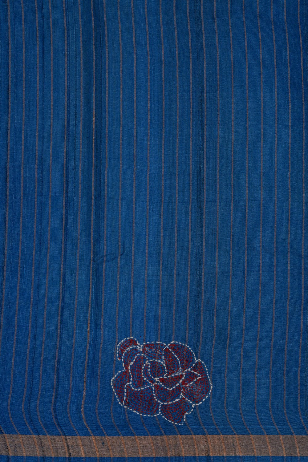 A Tussar Embroidery Saree