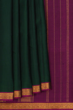Image of Kanchipuram Silk Green Saree