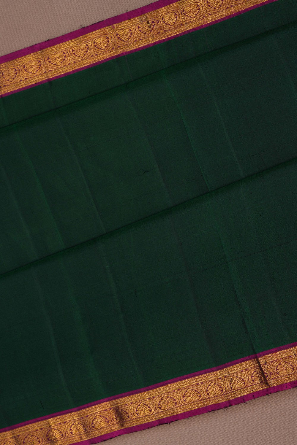 Image of Kanchipuram Silk Green Saree