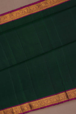 Image of Kanchipuram Silk Green Saree