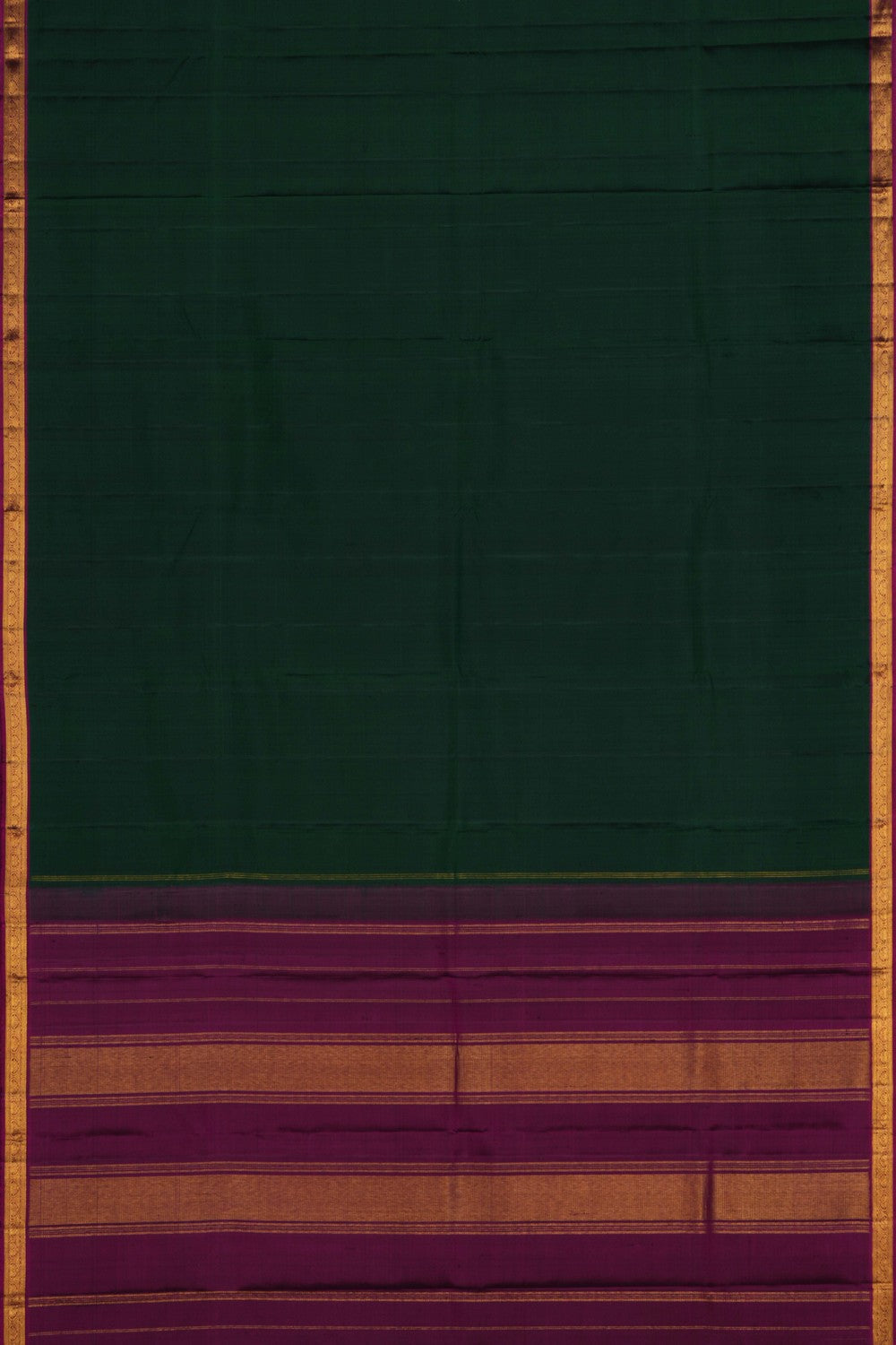 Image of Kanchipuram Silk Green Saree