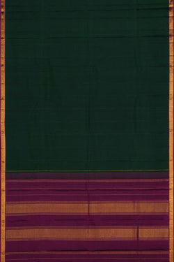 Image of Kanchipuram Silk Green Saree