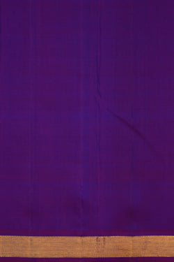 Image of Kanchipuram Silk Blue Saree