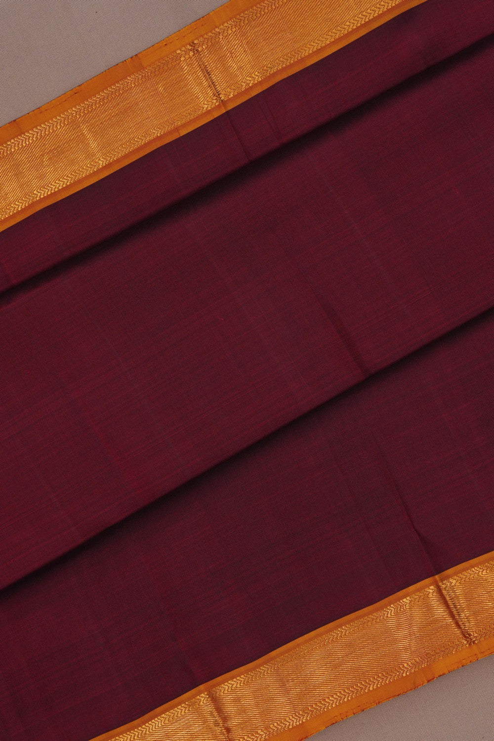 Image of Kanchipuram Silk Maroon Saree