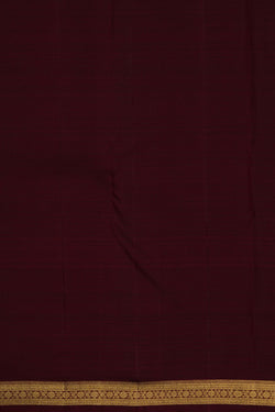 Image of Kanchipuram Silk Maroon Saree