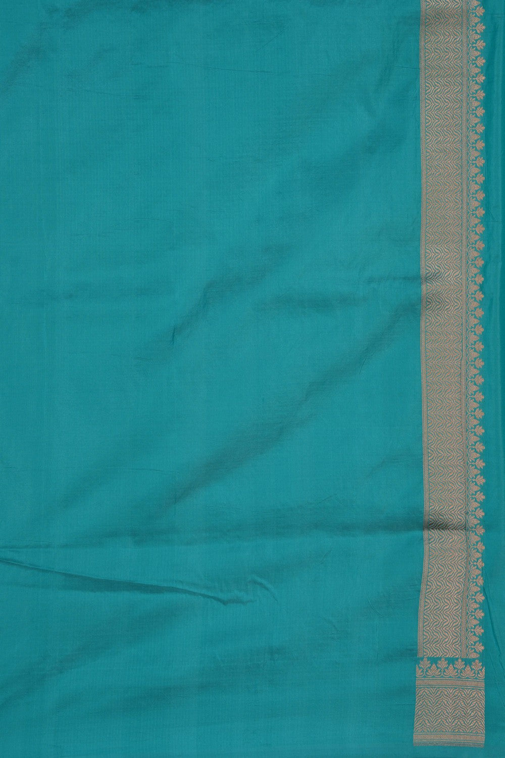 Image of Banarasi Katan Silk Sea Blue Saree