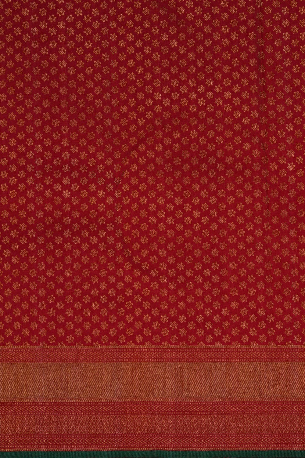 Image of Kanchipuram Silk Red Saree