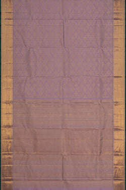 Image of Kanchipuram Silk Mauve Saree
