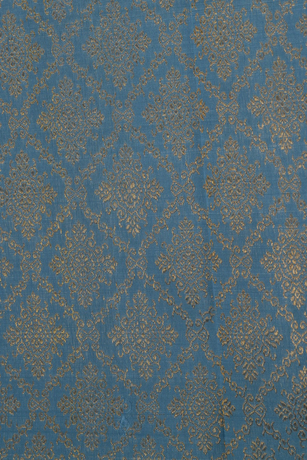 Image of Kanchipuram Silk Ice Blue Saree