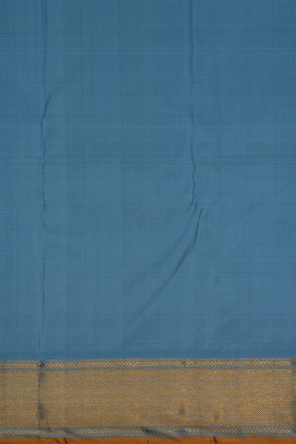 Image of Kanchipuram Silk Ice Blue Saree