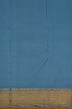 Image of Kanchipuram Silk Ice Blue Saree