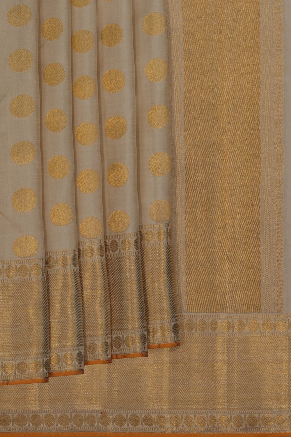 Image of Kanchipuram Silk Beige Saree