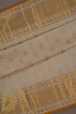 Image of Kanchipuram Silk Beige Saree