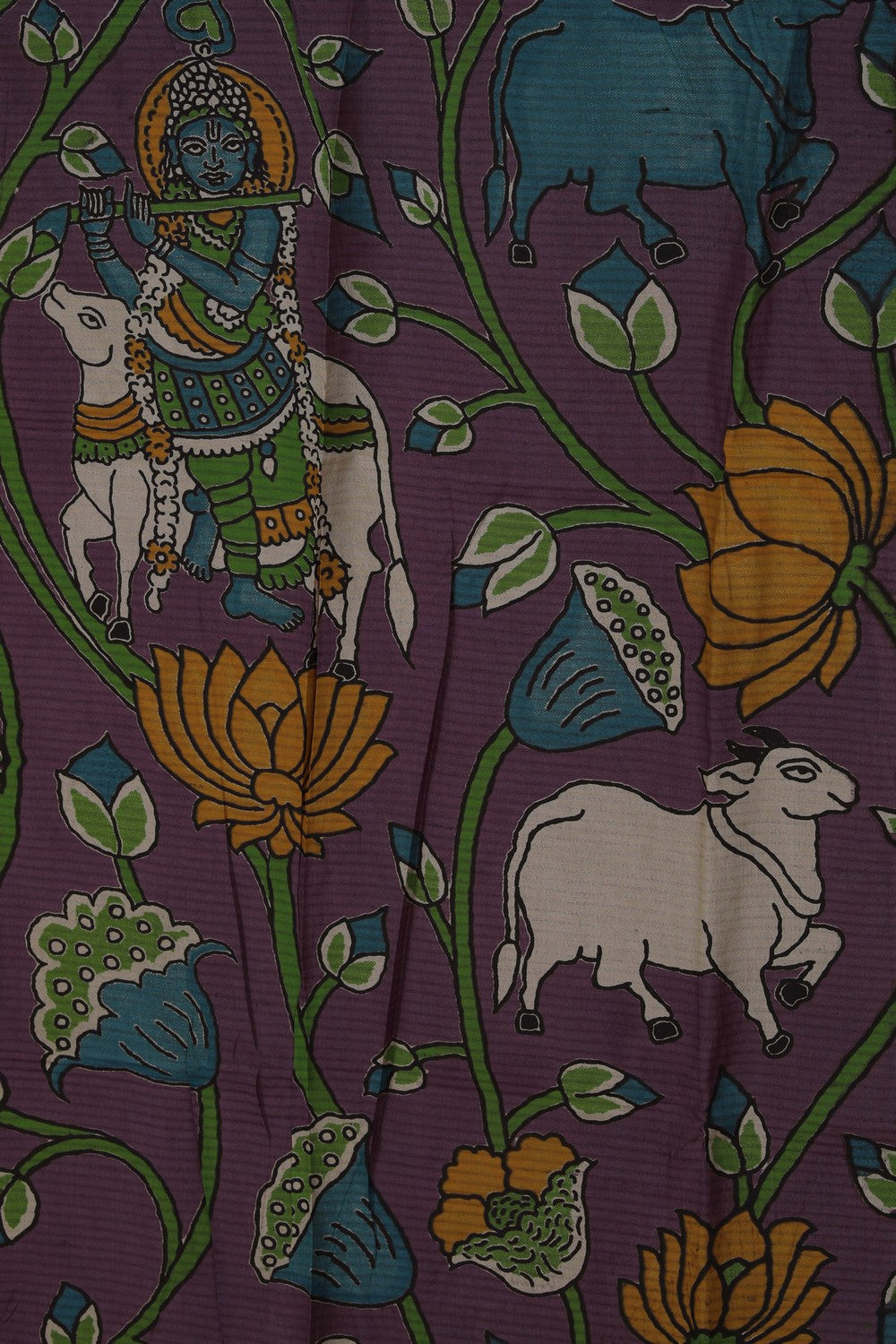 Image of Pichwai Art Print Saree