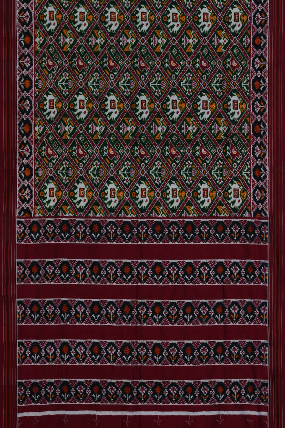 Image of Patan Patola Silk Double Ikat Saree