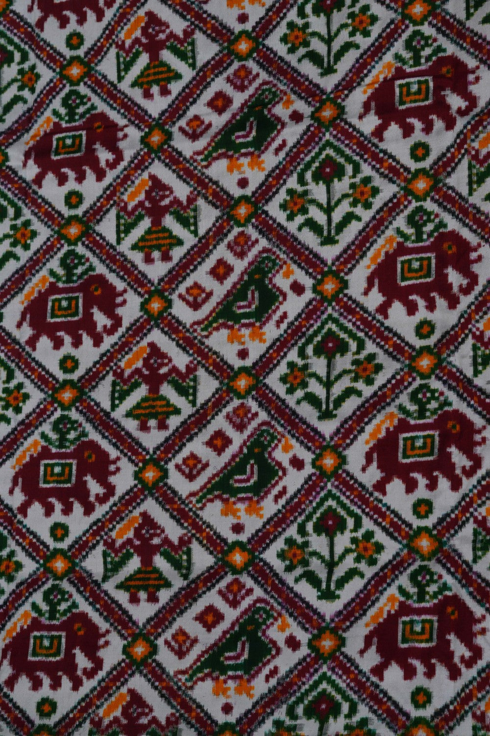 Image of Patan Patola Silk Double Ikat Saree