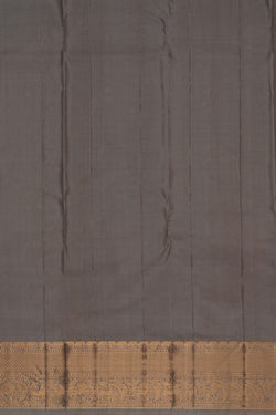 Image of South Silk Caramel Maroon Saree