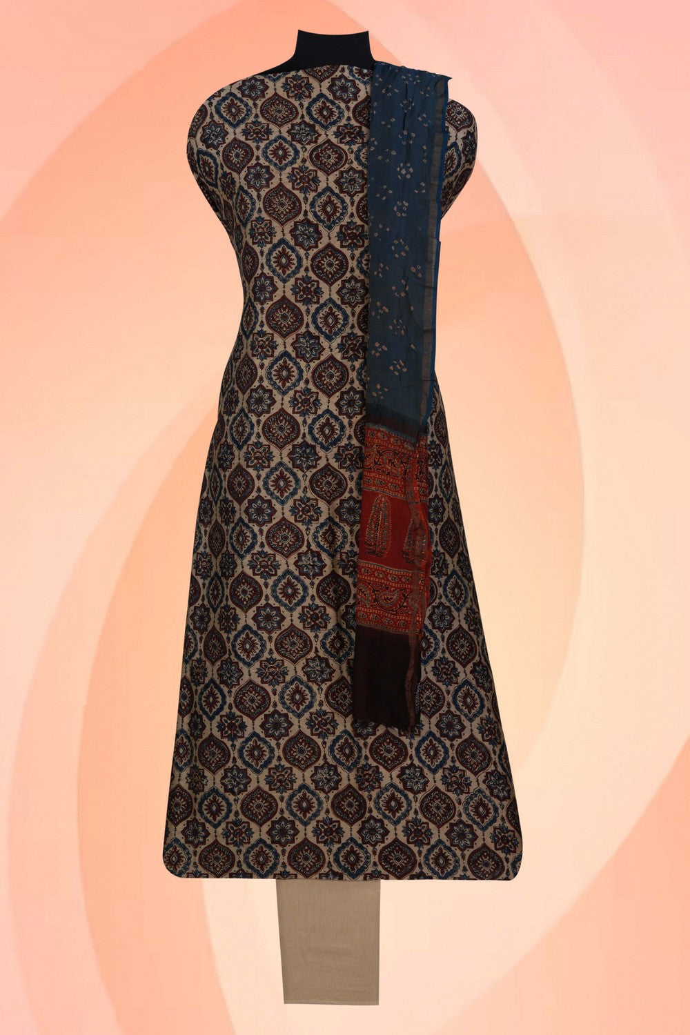 Image of Unstitched Suit Set Fabric (3 Pcs Set)