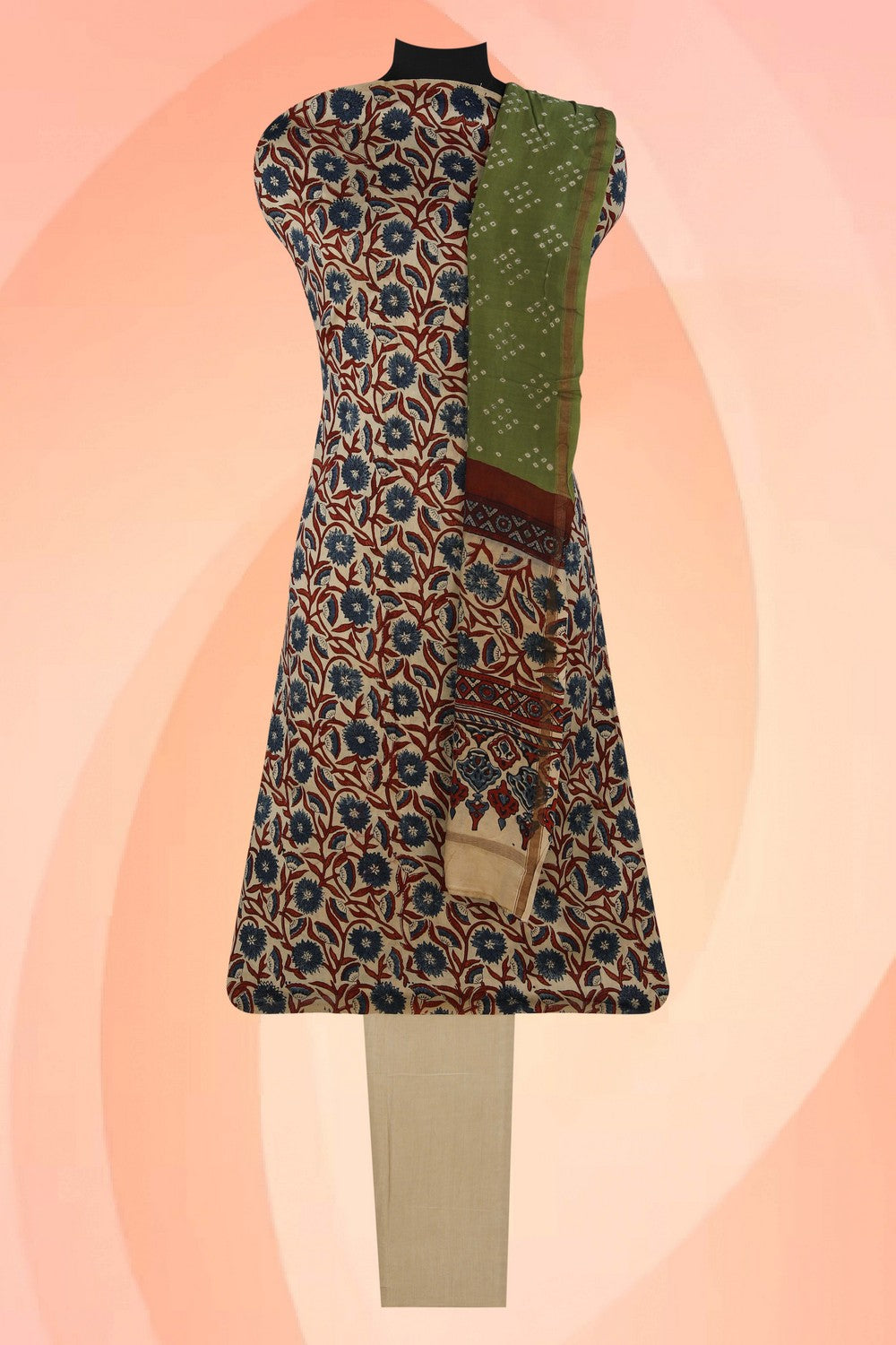 Image of Unstitched Suit Set Fabric (3 Pcs Set)