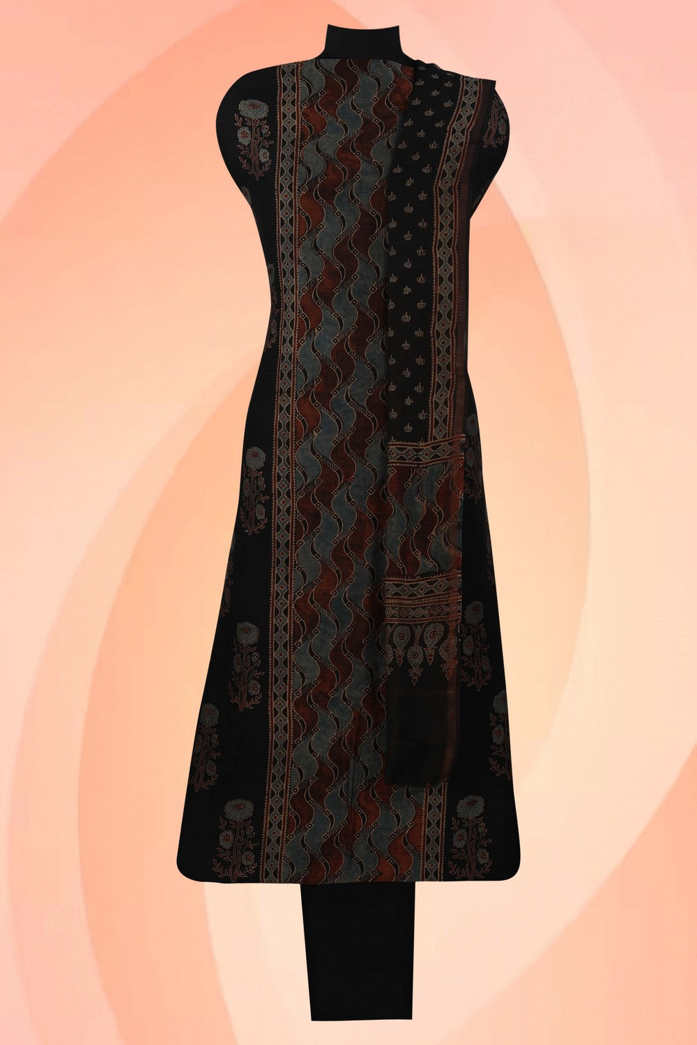 Image of Unstitched Suit Set Fabric (3 Pcs Set)