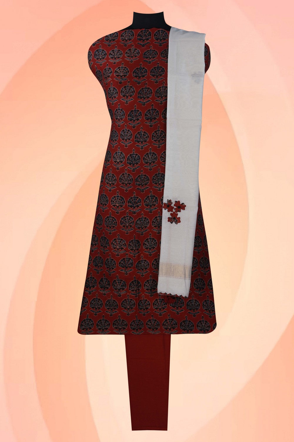 Image of Unstitched Suit Set Fabric (3 Pcs Set)