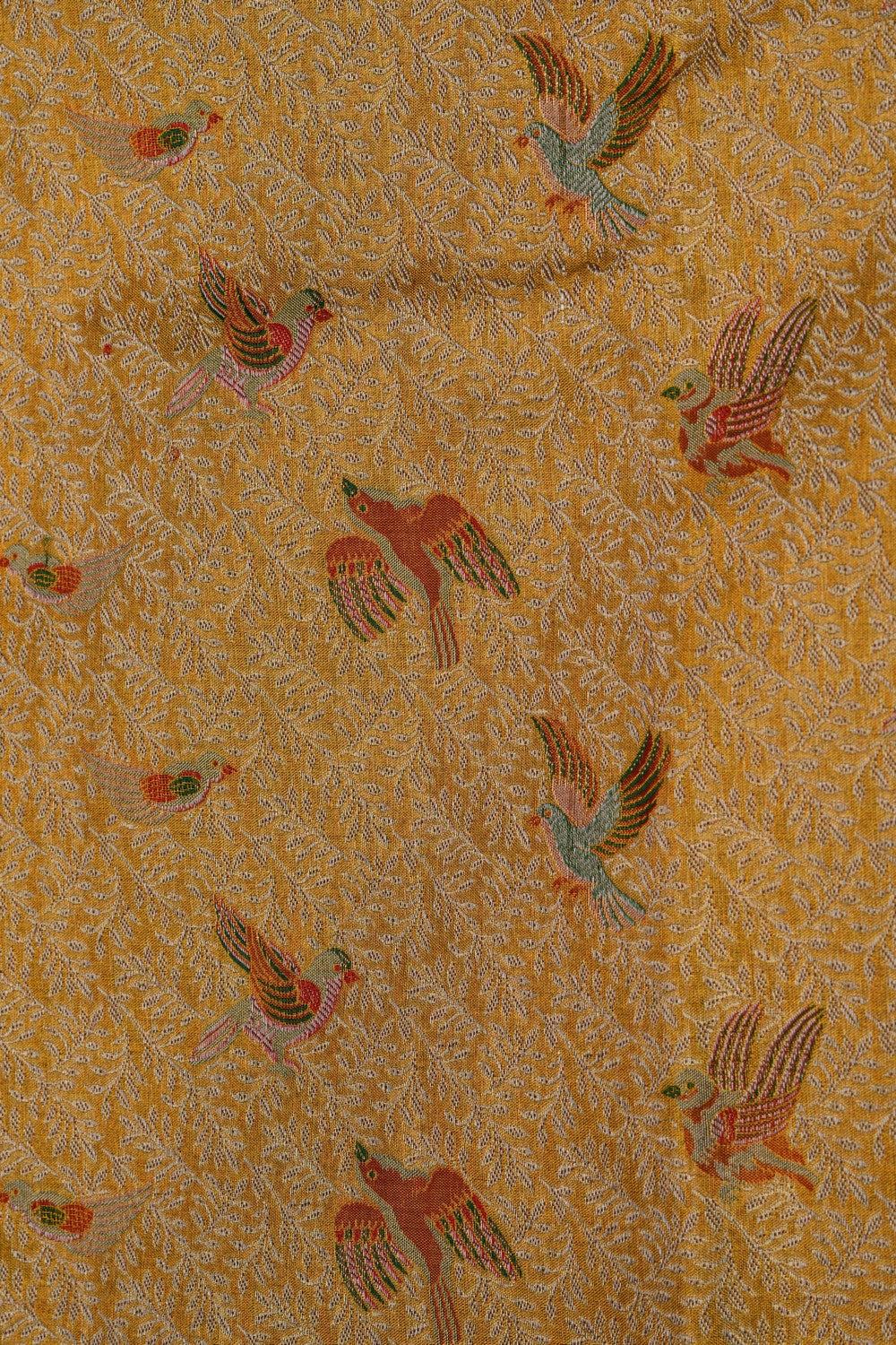 Image of Kanchipattu Brocade Gold Saree