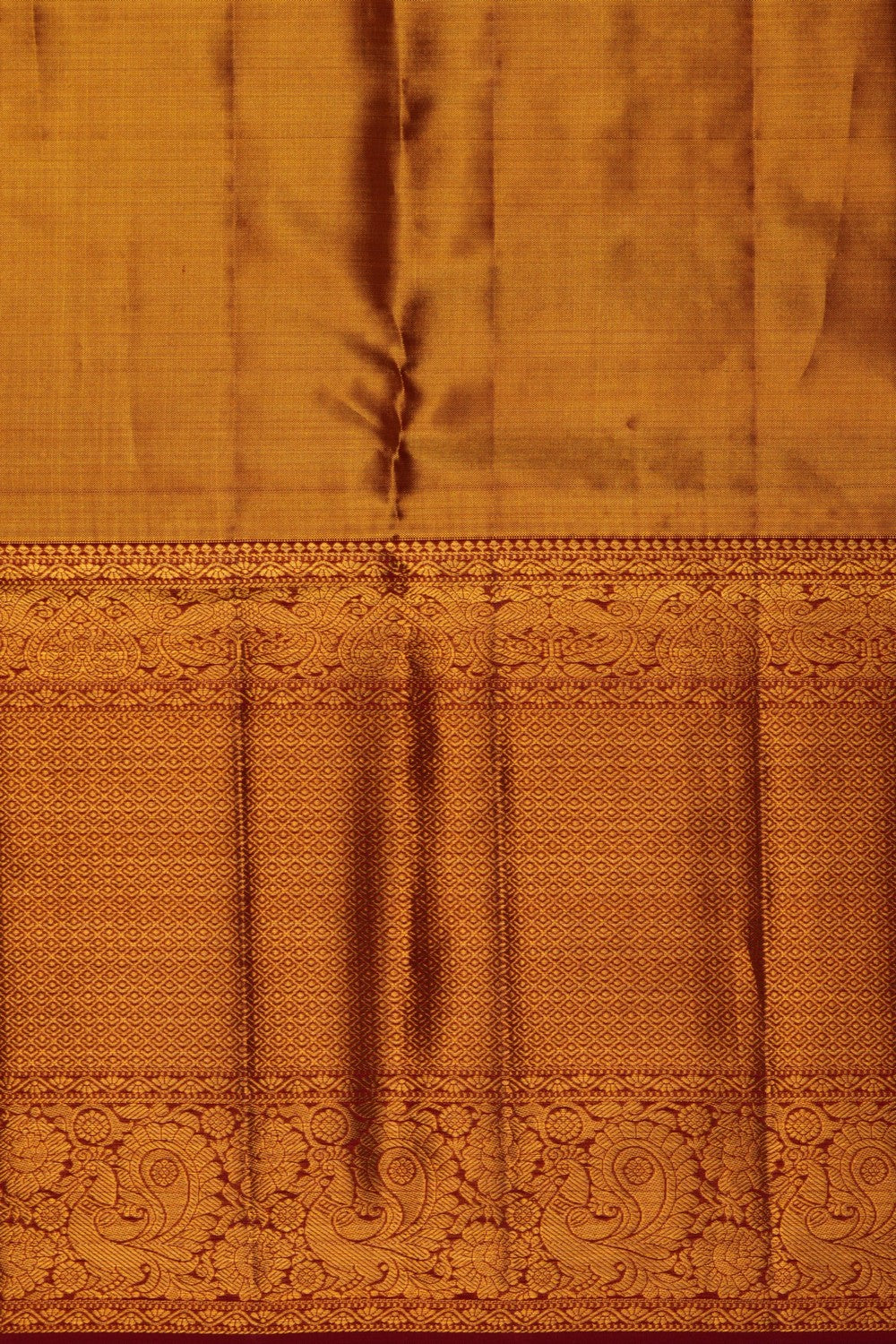 Image of Kanchipattu Brocade Gold Saree