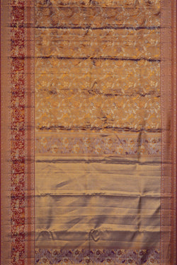 Image of Kanchipattu Brocade Gold Saree